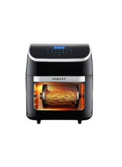 sokany Sokany Air Fryer, 12 Liters, 2500 Watt, Black- SK-ZG-8039  - Image 1