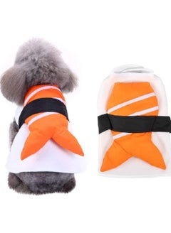 Sushi Design Dog Costume Pet, Cosplay Dress Clothes Animal Outfits Funny Dog Cat Festival Costume for Party Holiday, M