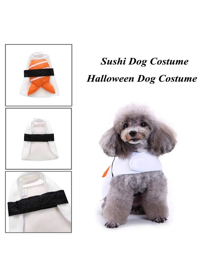 KASTWAVE - Sushi Design Dog Costume Pet, Cosplay Dress Clothes Animal Outfits Funny Dog Cat Festival Costume for Party Holiday, M - Image 1
