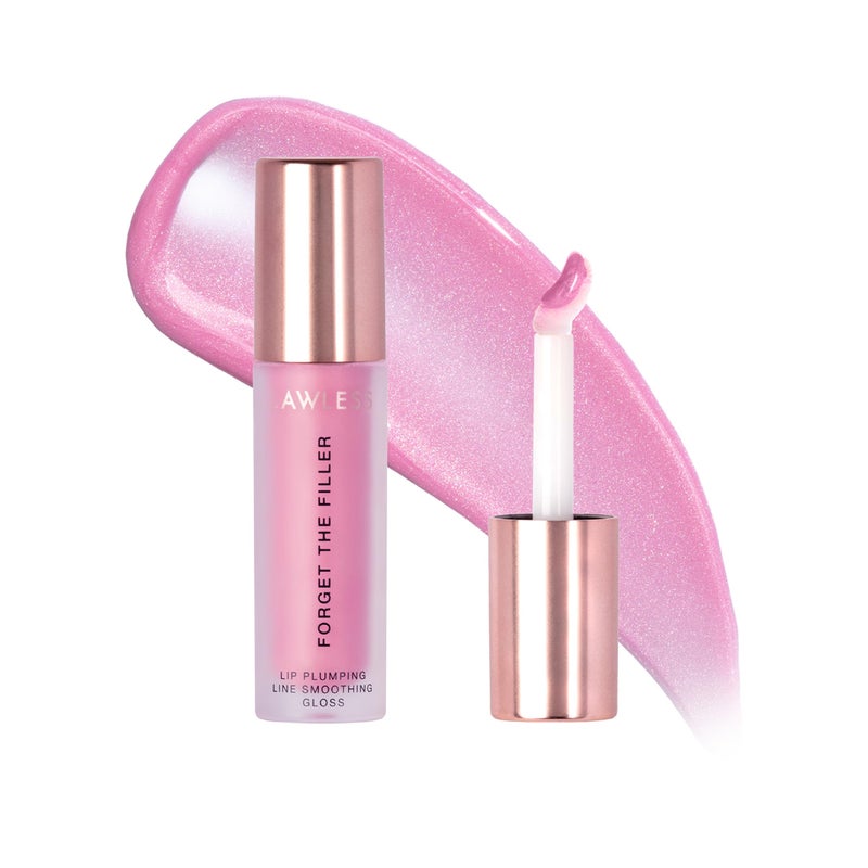 Lawless Forget the Filler Lip Plumping Line Smoothing Gloss  Daisy Girl  Premium Volumizing Lip Gloss with Natural Ingredients Designed to Plump Firm and Hydrate Lips 011 oz