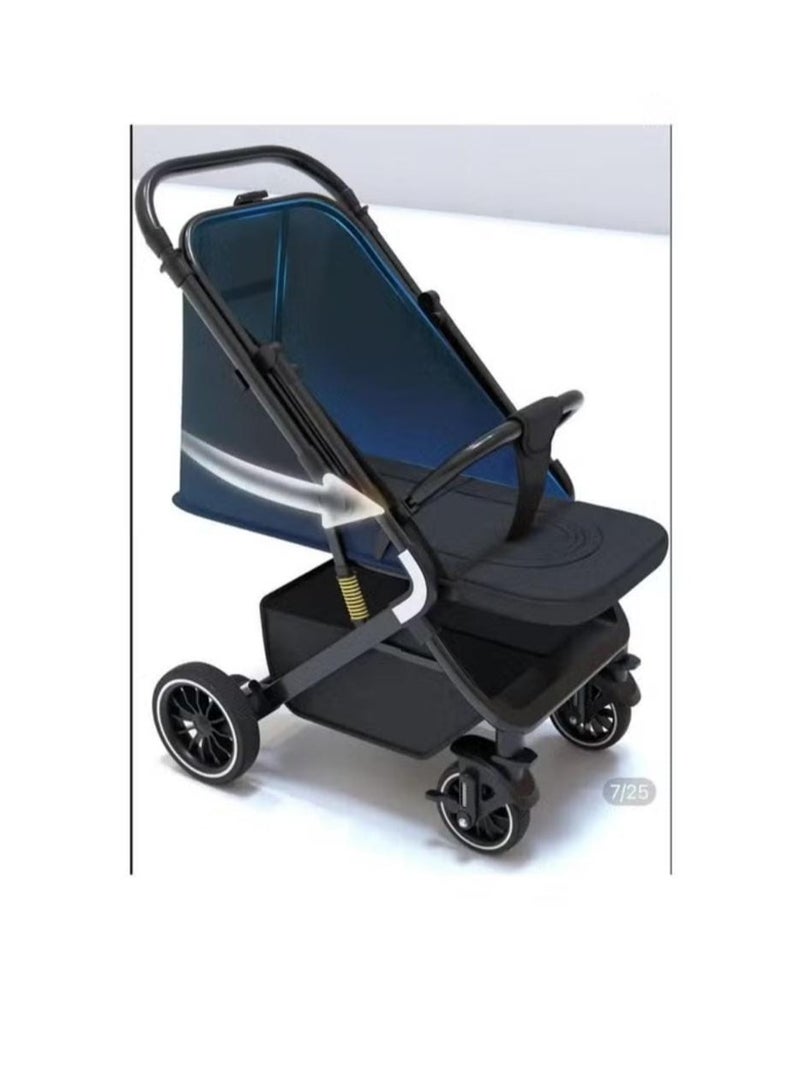 امبريلا عربية اطفال بذراع قلاب امبريلا  عالية الجودة - اسود - Image 5