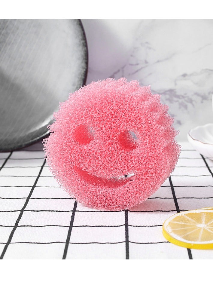 Scrubbing Sponge Set - Colorful 4-piece set with anti odor and temperature control - Soft in warm water, easy to clean, stable in cold, cleaning stubborn mess - Image 5
