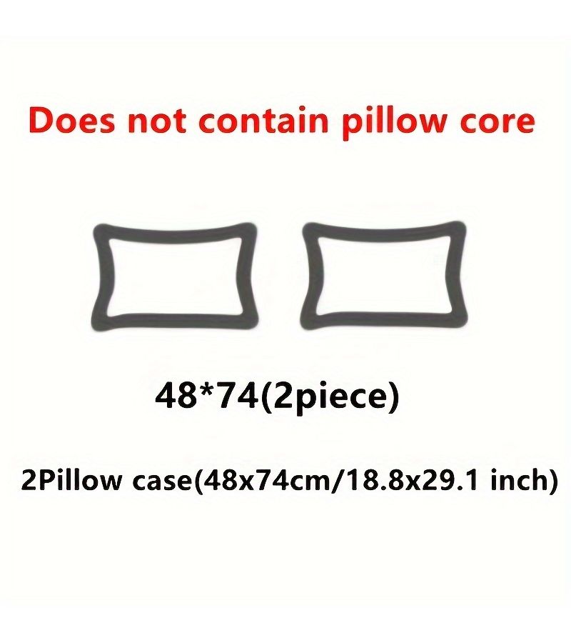 1 Pair Milk Velvet Pillowcases Camel 18.9 Inch By 29.13 Inch Square Striped Zipper Pillow Covers Without Print - Image 3