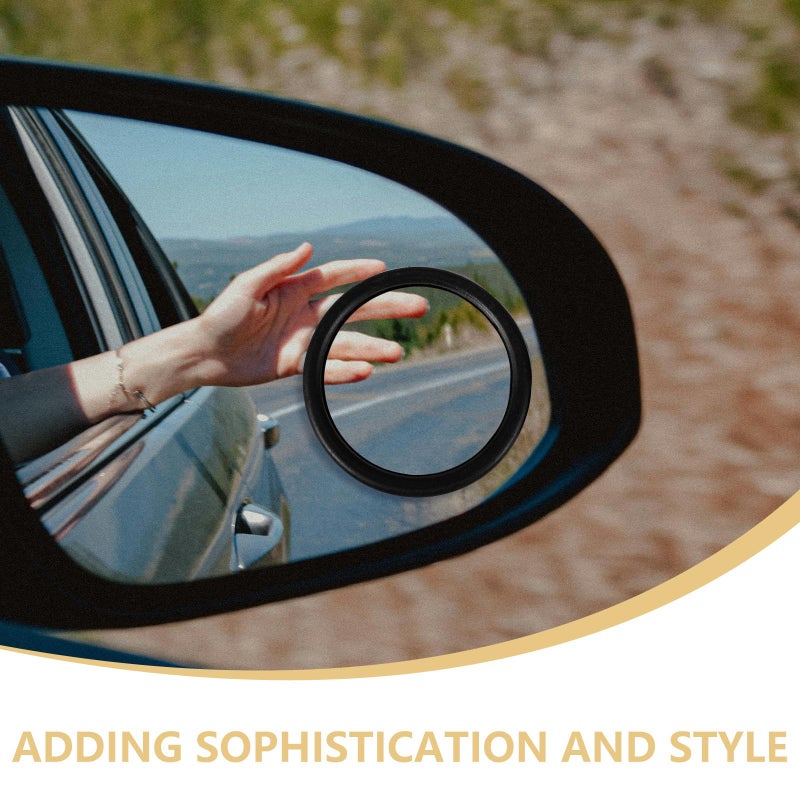 Adjustable Wide Angle Blind Spot Mirrors 1 Pair for Car Safety and Parking Assistance - Image 4