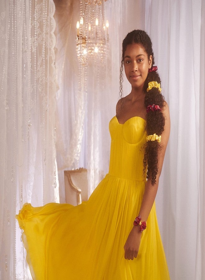 invisibobble Disney Princess Belle 10-PIece Gift Set - Spiral Hair Tie, HairHalo Headband, Sprunchie Hair Accessories for Girls - Image 2