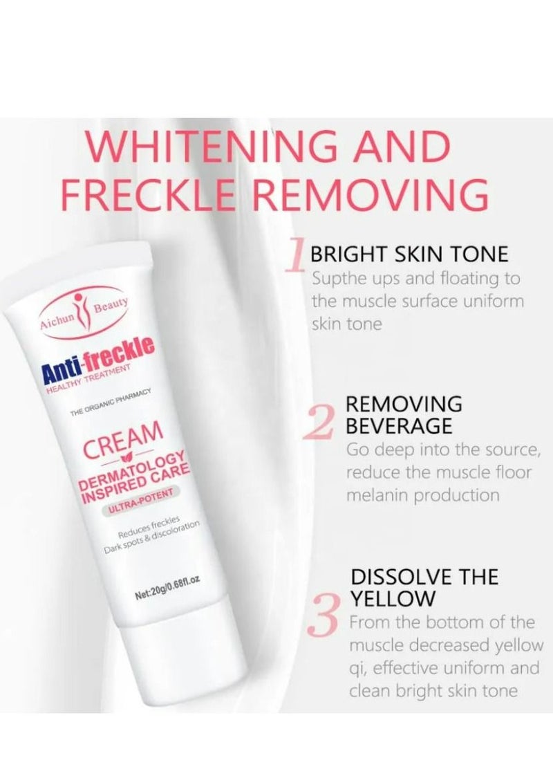 Aichun beauty - Anti-Freckle Cream Cleansing Skin Care Fix Sunburn Makes Skin Silky Smooth 20g 2 pcs - Image 1