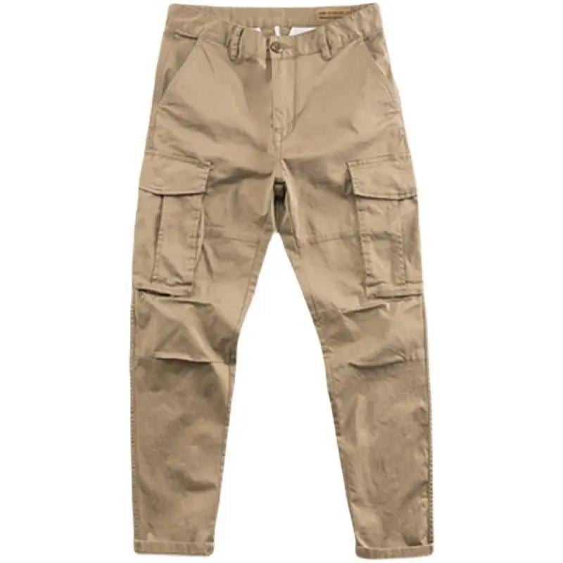 Work pants men's wear-resistant loose labor protection overalls electric welding auto repair large pocket overalls pants autumn and winter - Image 4