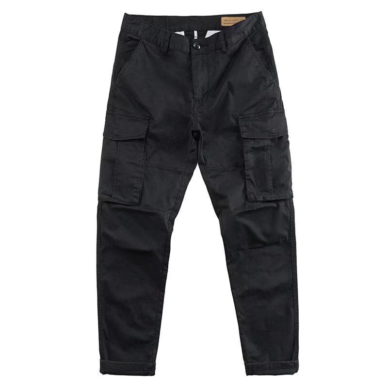 Work pants men's wear-resistant loose labor protection overalls electric welding auto repair large pocket overalls pants autumn and winter - Image 5