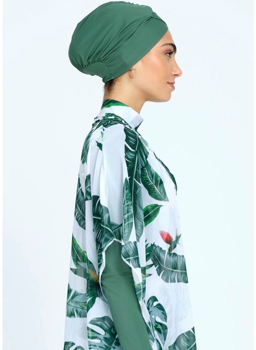Remsa Mayo Remsa Swimsuit Green Combination Cross Bonnet  - Image 5