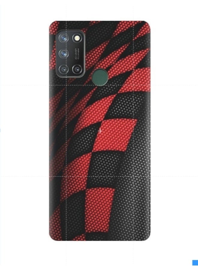 إيه إم سي ديزاين غطاء حماية واق لهاتف ريلمي 7i أسود/أحمر