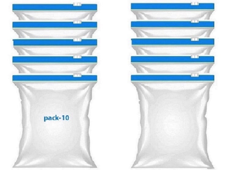VONITY Zip lock Pouches Zip lock Bag For Storage Freezer REUSABLE Zipper Bags Ziplock Bags For Fridge Storage Zip lock bags food packing covers fridge storage bag for travelblue 10101 - Image 1