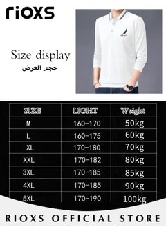 RIOXS Men's Slim-fit Polo Shirt, Basic Long Sleeve T-Shirt, Comfy Breathable Shirt, Classic 3-Button Closure Tops, Reliable Option for Any Man Seeking Comfort without Compromising on Style  - Image 3