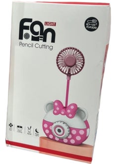 Toy Box Pencil Sharpeners - Foldable Desktop Pencil Sharpener with Colorful Gradual Light Fan  - Image 1