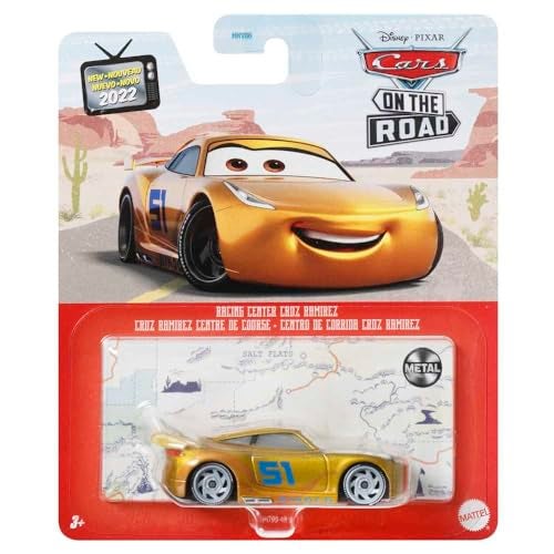 Disney Pixar Disney Cars On The Road Diecast Metallic Dinoco Racing Center Cruz Ramirez - Image 2