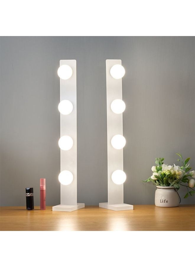 Generic - Live Light Fill Light Net Red Anchor Indoor Desktop Makeup Light Makeup Artist Special Beauty Soft Light Live Broadcast Equipment-Specification:20w Bulb Type Usb Three-color Adjustable Brightness-single Row - Image 1