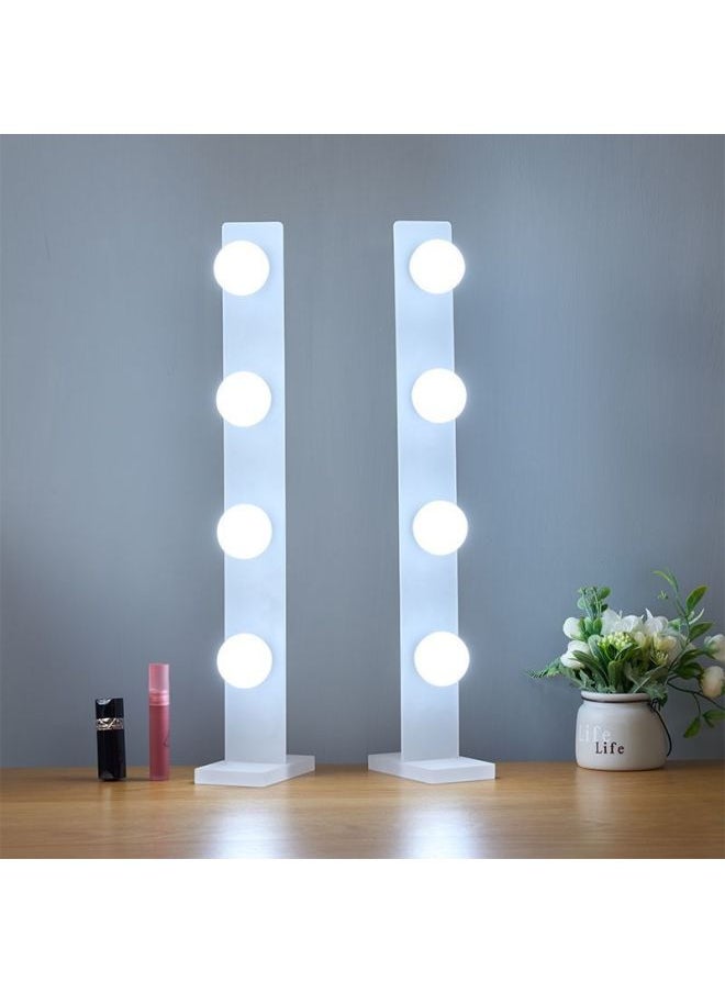 Generic - Live Light Fill Light Net Red Anchor Indoor Desktop Makeup Light Makeup Artist Special Beauty Soft Light Live Broadcast Equipment-Specification:20w Bulb Type Usb Three-color Adjustable Brightness-single Row - Image 1