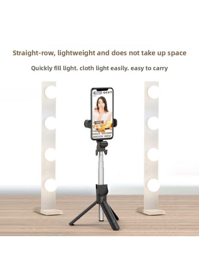 Generic - Live Light Fill Light Net Red Anchor Indoor Desktop Makeup Light Makeup Artist Special Beauty Soft Light Live Broadcast Equipment-Specification:20w Bulb Type Usb Three-color Adjustable Brightness-single Row - Image 1