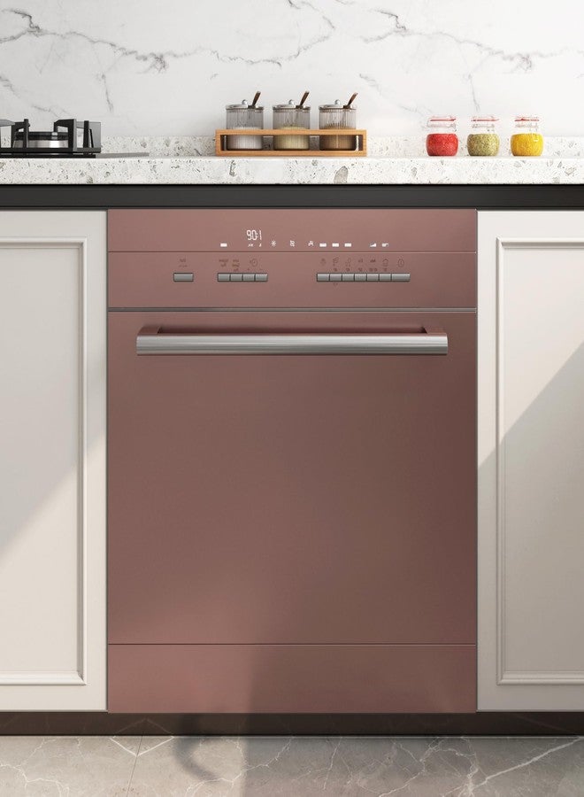 FunStick Pink Rose Gold Metallic Wallpaper Peel and Stick Metal Contact Paper for Appliances Cabinets Desk Refrigerator Vinyl Wrap Waterproof Removable Wall Paper for Kitchen Girls Bedroom 15.8"x78.8" - Image 5