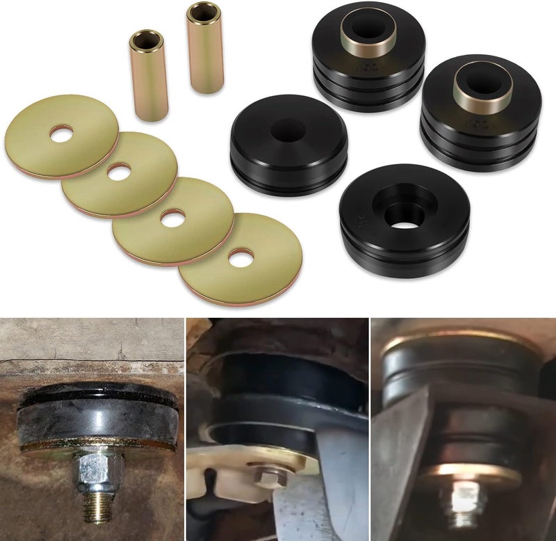 USSKYBOY 9.4102G Body Mounting Bushing Kit - Universal Mount/Isolator with 2 Mounts, 4 Washers, and 4 Bushings - Image 1