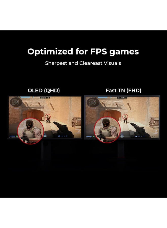 BenQ ZOWIE 24" 400Hz XL2566X+ 1080p Monitor FHD 1920 X 1080, Fast TN, DisplayPort, HDMI, Gaming Esports Grade Monitor, Motion Clarity DyAc2, [ XL2566K 360Hz Replacement ] KSA Version - 3 YRS WARRANTY Black - Image 5