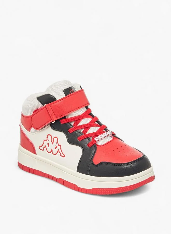 Kappa Boys Panelled Hook and Loop Sports Shoes