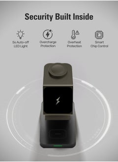 XiuWoo 3 in 1 Wireless Charger for MagSafe, Wireless Charging Station Compatible with iPhone 14 13 12 Pro Max, for Apple Watch  - Image 5