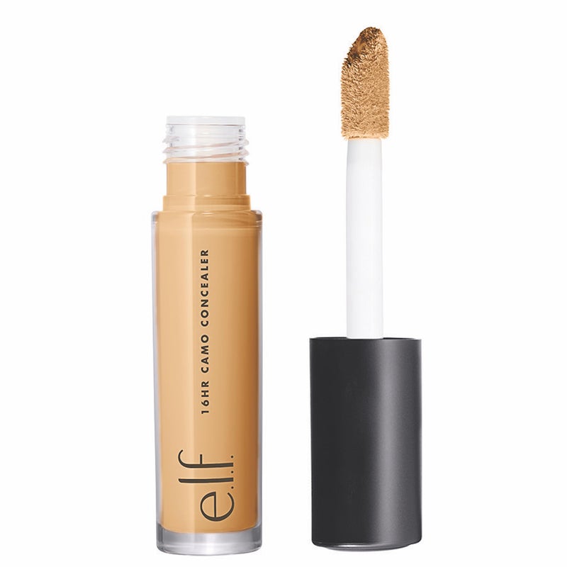 elf 16HR Camo Concealer Full Coverage Highly Pigmented Concealer With Matte Finish Creaseproof Vegan CrueltyFree Medium Peach 0203 Fl Oz