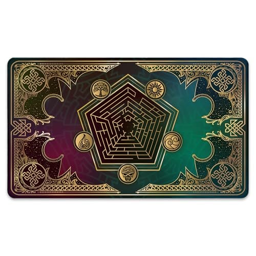 Paramint Mana Blast - MTG Playmat - Compatible with Magic The Gathering Playmat for Casual & Competitive Card Matches - Play MTG, YuGiOh, TCG - Original Play Mat Art Designs & Accessories - Image 2