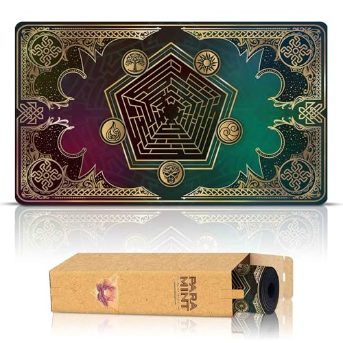 Paramint Mana Blast - MTG Playmat - Compatible with Magic The Gathering Playmat for Casual & Competitive Card Matches - Play MTG, YuGiOh, TCG - Original Play Mat Art Designs & Accessories - Image 1