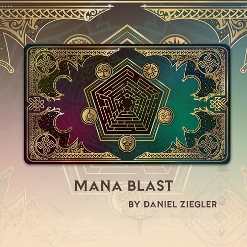 Paramint Mana Blast - MTG Playmat - Compatible with Magic The Gathering Playmat for Casual & Competitive Card Matches - Play MTG, YuGiOh, TCG - Original Play Mat Art Designs & Accessories - Image 3
