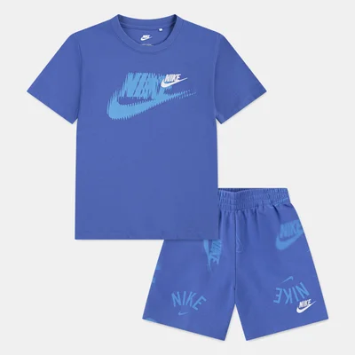 Nike Kids' Club Brand Energy T-Shirt and Shorts Set