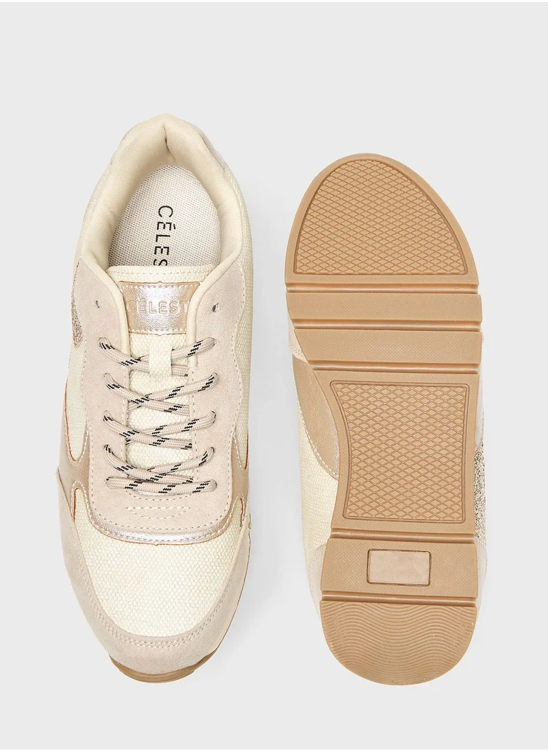 Celeste Lace Up Low Top Sneakers