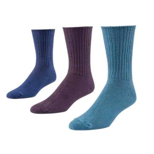 Maggie's Organics Cotton Tri-pack Cushion Crew Socks - Image 1