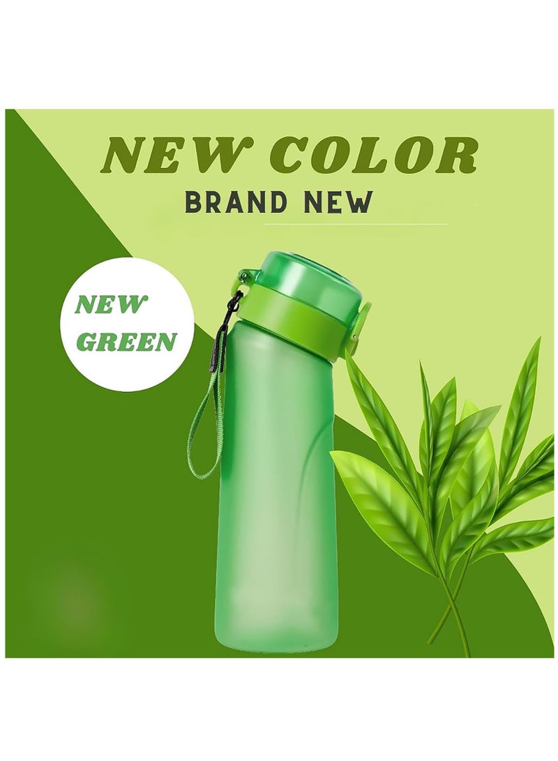 SYOSI زجاجة ماء رياضية هوائية خالية من BPA مجموعة البداية زجاجات شرب، 750 مل زجاجة ماء برائحة الفاكهة، مع 7 كبسولات نكهة%0 سكر كوب ماء، هدية للرياضة في الصالة الرياضية والأنشطة الخارجية - Image 5