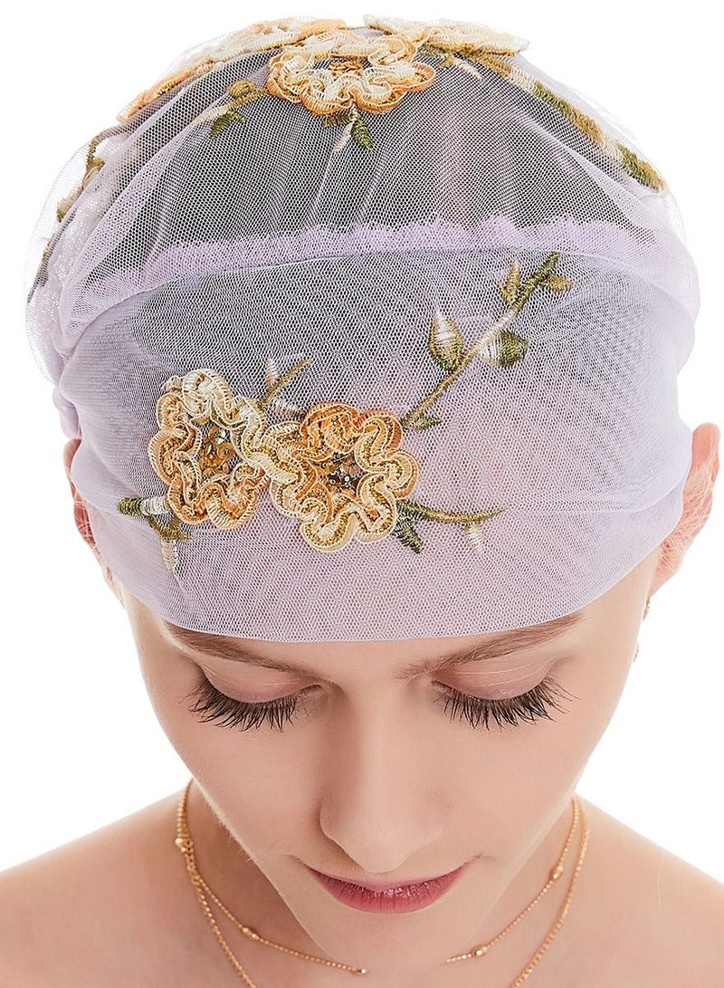 Loquat 10Pcs Elegant Lace Mesh Embroidery Headband Multicolour  - Image 2