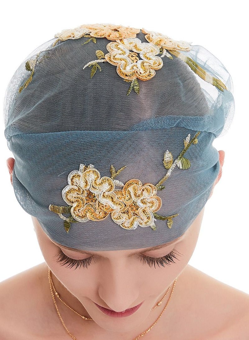 Loquat 10Pcs Elegant Lace Mesh Embroidery Headband Multicolour  - Image 3