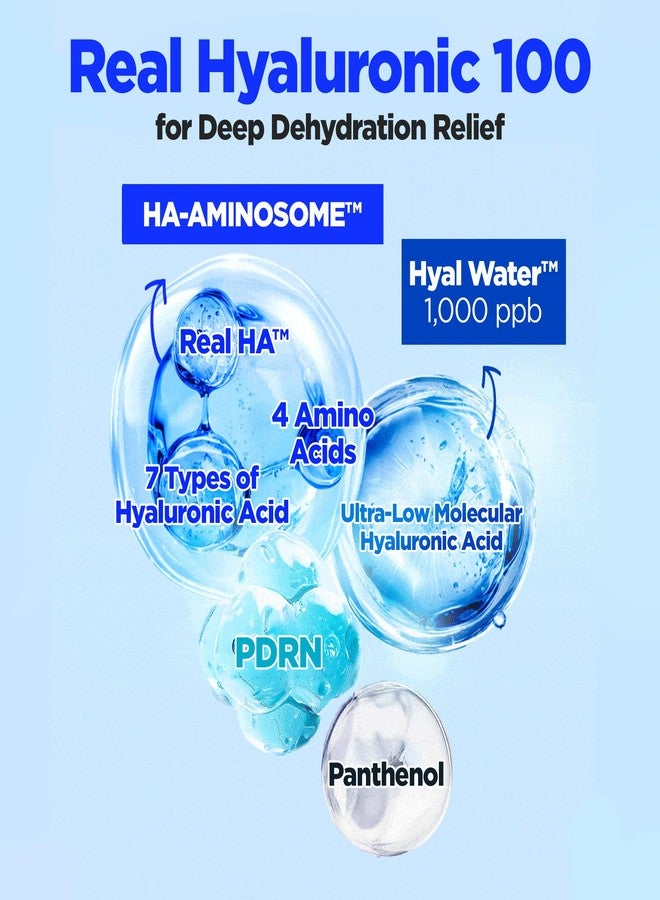 ويليدج كريم ويلاج المهدئ بحمض الهيالورونيك الحقيقي 100، مرطب الوجه الكوري بحمض الهيالورونيك النقي مع PDRN - مرطب للوجه، مضاد للحساسية، 2.7 أونصة. - Image 5