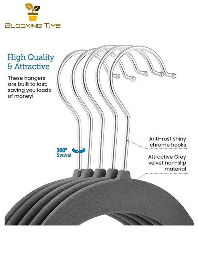 بلومنغ تايم 50 قطعة يتدفقون عدم الانزلاق عدم وسم البلاستيك تجفيف الرف ، متعددة الوظائف عدم الانزلاق الرطب والجاف تجفيف الرف ، رمادي - Image 3