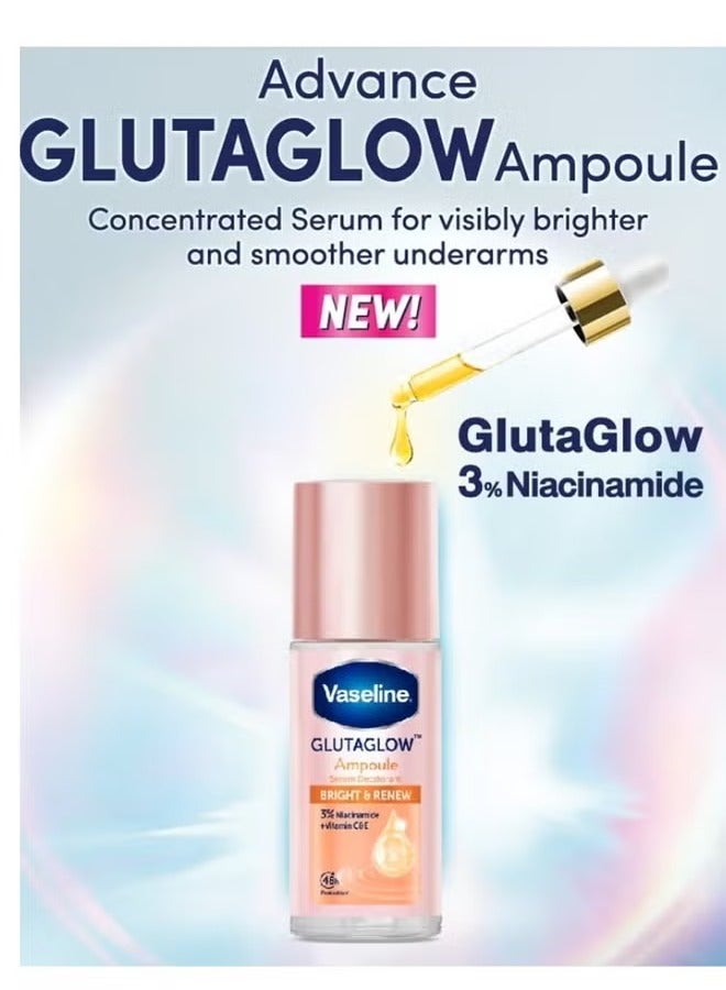 Vaseline Glutaglow Bright & Renew Ampoule Serum Deodorant - 45ml - Image 2