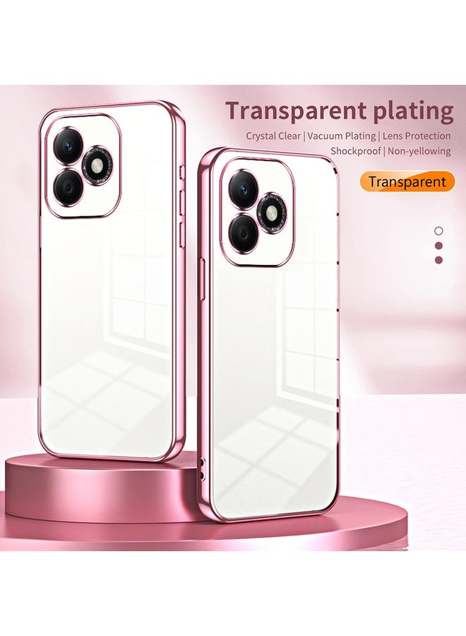 Green Tiger Case For Honor X60i Transparent Plating Fine Hole Phone Case - Image 2