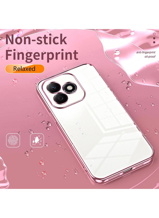 Green Tiger Case For Honor X60i Transparent Plating Fine Hole Phone Case - Image 4