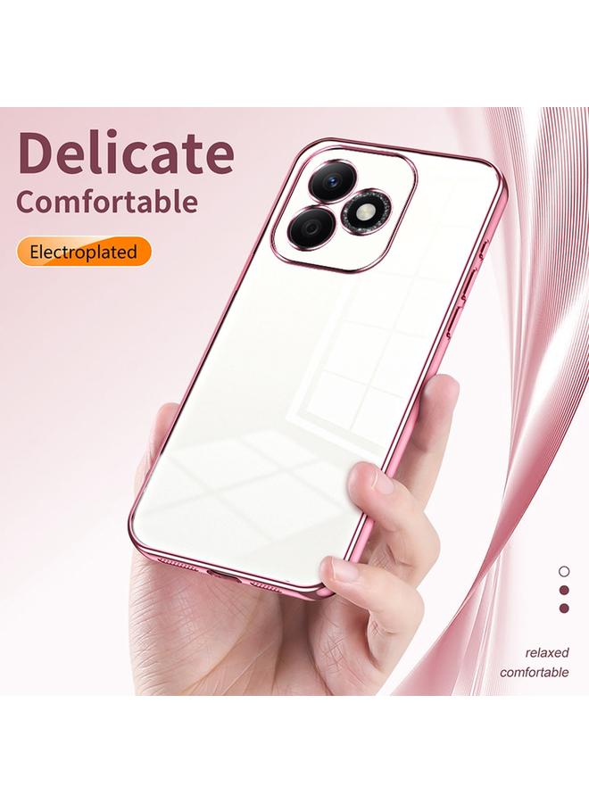 Green Tiger Case For Honor X60i Transparent Plating Fine Hole Phone Case - Image 5