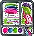 OUO Kids Super Durable Kitchen Toys Set Pretend Play Childrens Dish Toy Wash and Dry Tableware Dish Rack with Drainer Great Gift for Kids 27 Pieces - Image 3