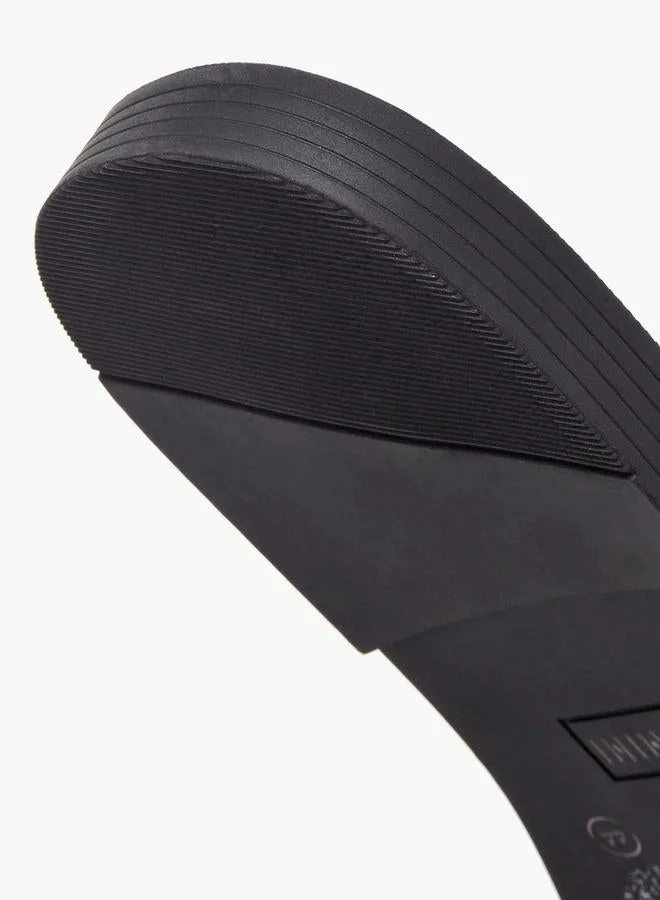Duchini BLACK Men Slip-On Leather Comfort Sandals for Men | Best Price UAE