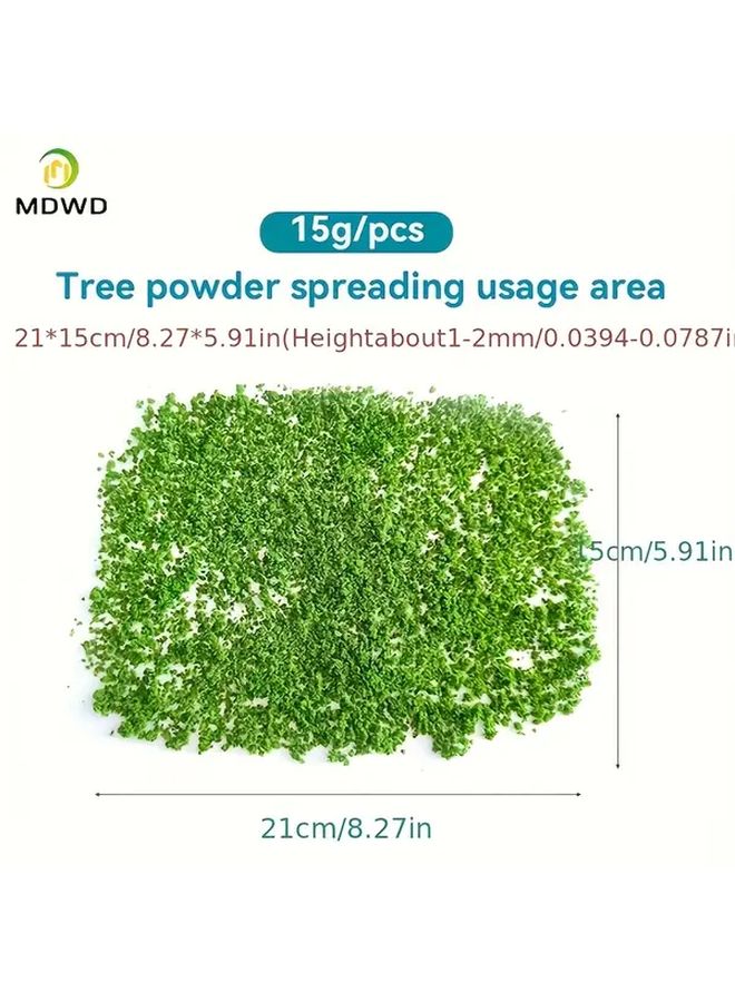 45g Light Green Artificial Tree Powder Realistic Fern Greenery For Dioramas Terrariums - Image 3
