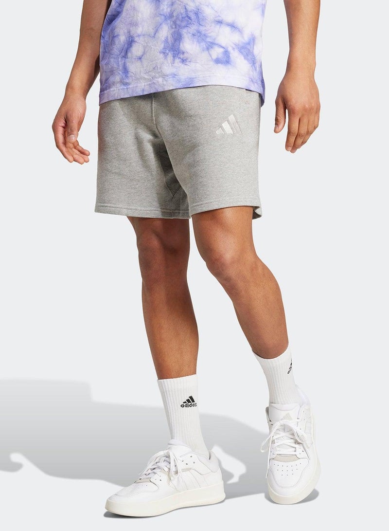 اديداس شورت رجالي رمادي - Image 1