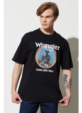 Wrangler Men's Black Crew Neck T-Shirt  - Image 1