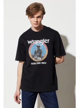 Wrangler Men's Black Crew Neck T-Shirt  - Image 3