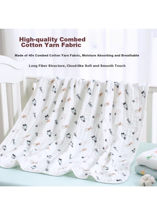 Babyface Tongyan, Baby Sleeping Bag, Newborn Swaddle, Pure Cotton Wrap, Swaddling Cloth, Gauze Bath Towel, Small Blanket - Image 5