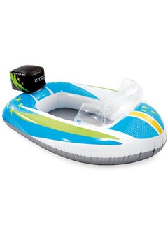 INTEX 59380NP-Pool Cruiser Inflatable Baby Float 1.09mx74cm/43"x29", Boat 